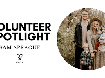 Volunteer Spotlight: Sam Sprague